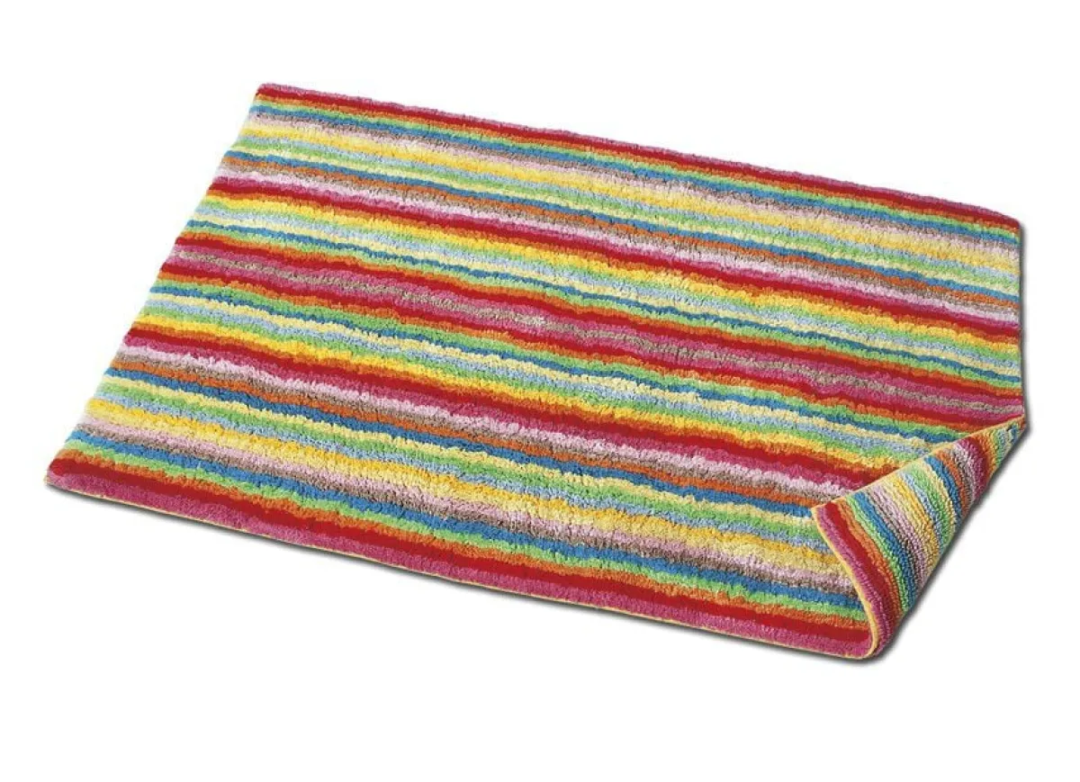 Hot CAWÖ Wende-Badteppich aus 100% Baumwolle MULTICOLOR