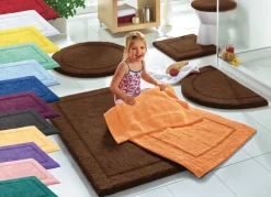 Clearance BADER Wendegarnitur aus 100% Baumwolle MANDARINE