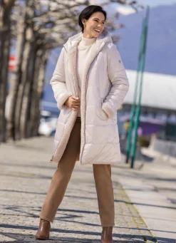 BADER Wende-Kurzmantel im Oversized-Look CREME