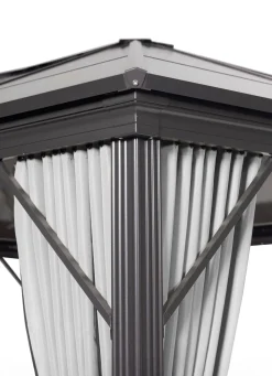 Sale BADER Wetterfester Kuppelpavillon mit stabilem Gestell anthrazit