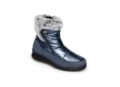 Outlet BADER Winterstiefel mit Kunstpelzrand BLAU