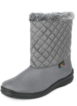 Online BADER Winterstiefel mit Kunstpelzkragen GRAU