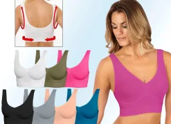 Clearance BADER Wohlfühl-BH, 7er-Pack MULTICOLOR