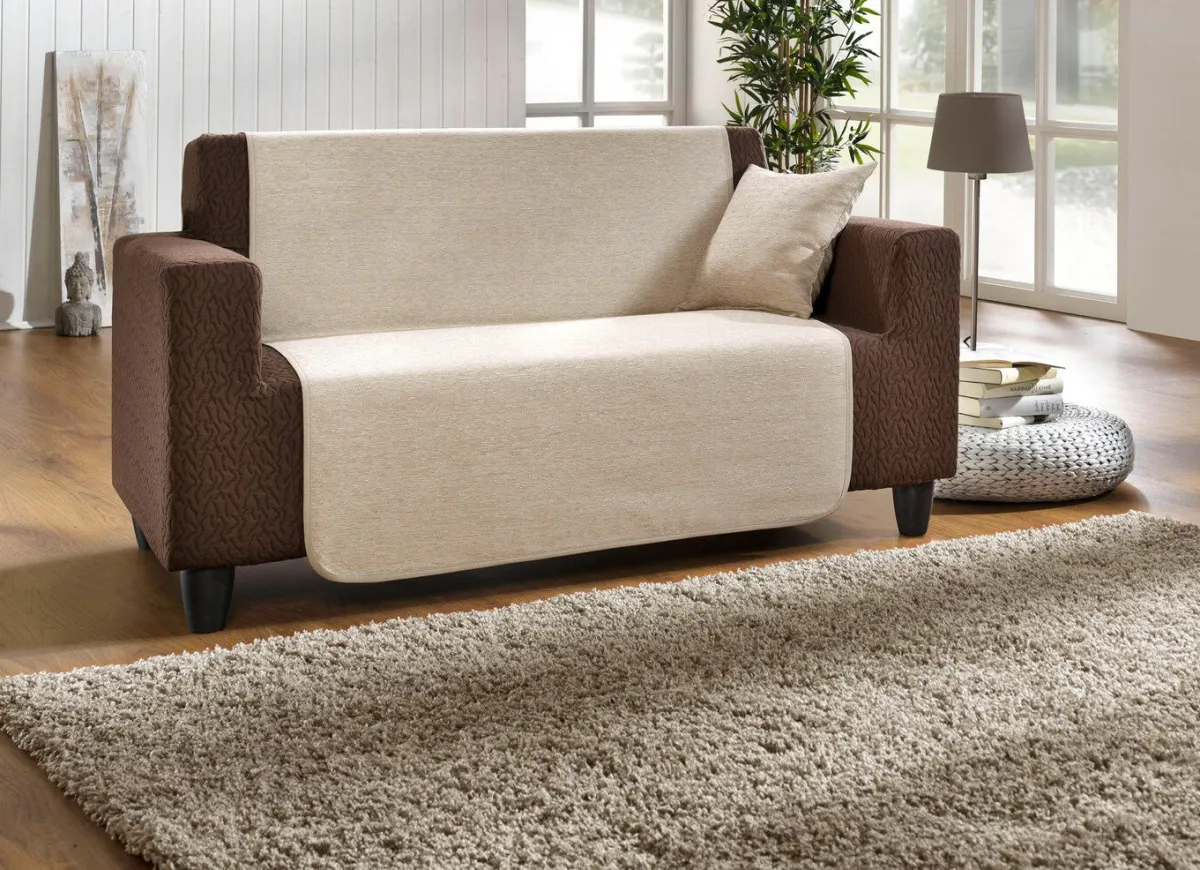 BADER Wohnaccessoires aus hochwertigem Chenille CREME