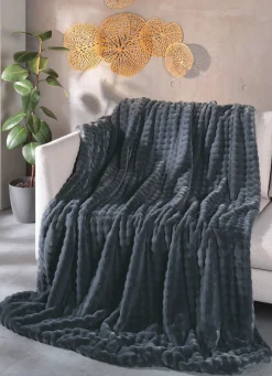 Clearance BADER Wohnaccessoires in weicher Super-Soft-Touch Qualität ANTHRAZIT