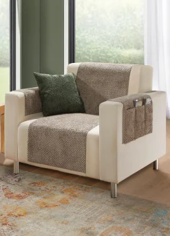 New BADER Wohnaccessoires mit Anti-Rutsch-Beschichtung taupe