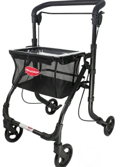 Discount BADER Wohnungsrollator mit Tablett SCHWARZ