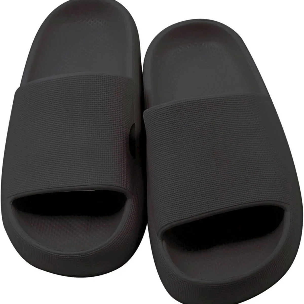 Clearance BADER Wolken-Slipper relaxvital mit geriffelter Sohle SCHWARZ