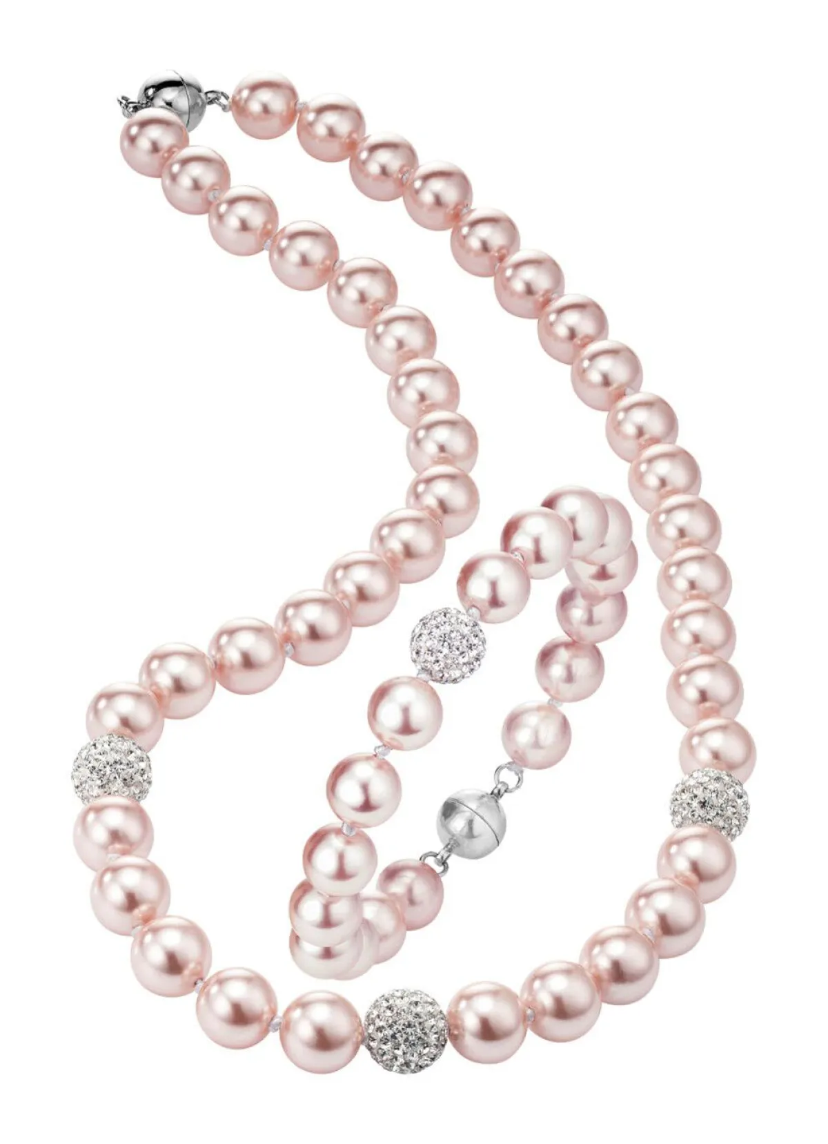 Best BADER Wunderschön schimmerndes, 2-teiliges Schmuck-Set ROSÉ