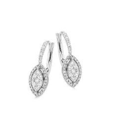 Online BADER Wundervolle Ohrringe mit Brillanten und Diamanten