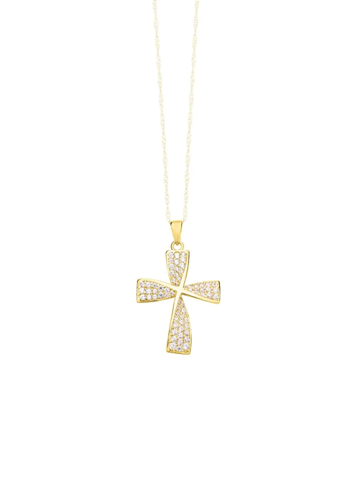 Hot BADER Wundervoller Kreuz-Anhänger mit Zirkonia
