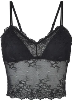 Outlet LingaDore Zauberhaftes Bustier aus zarter Elastikspitze SCHWARZ