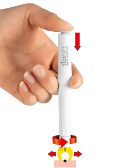 BADER Zeckengreifer WEISS