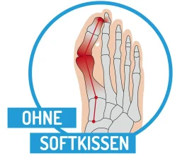 FußGut Zehenspreizer mit Fixierung HAUT
