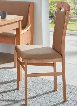Outlet BADER Zeitlose Esszimmermöbel BUCHE-CAPPUCCINO