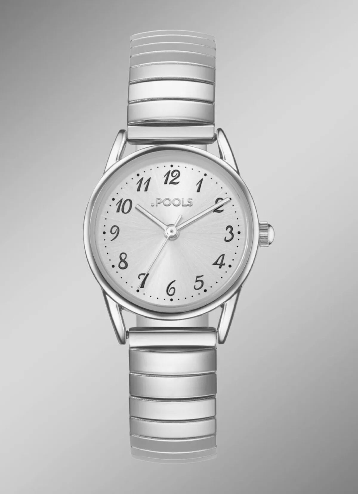 Hot BADER Zeitlose Quartz-Damenuhr Pools 1988 mit Zugband