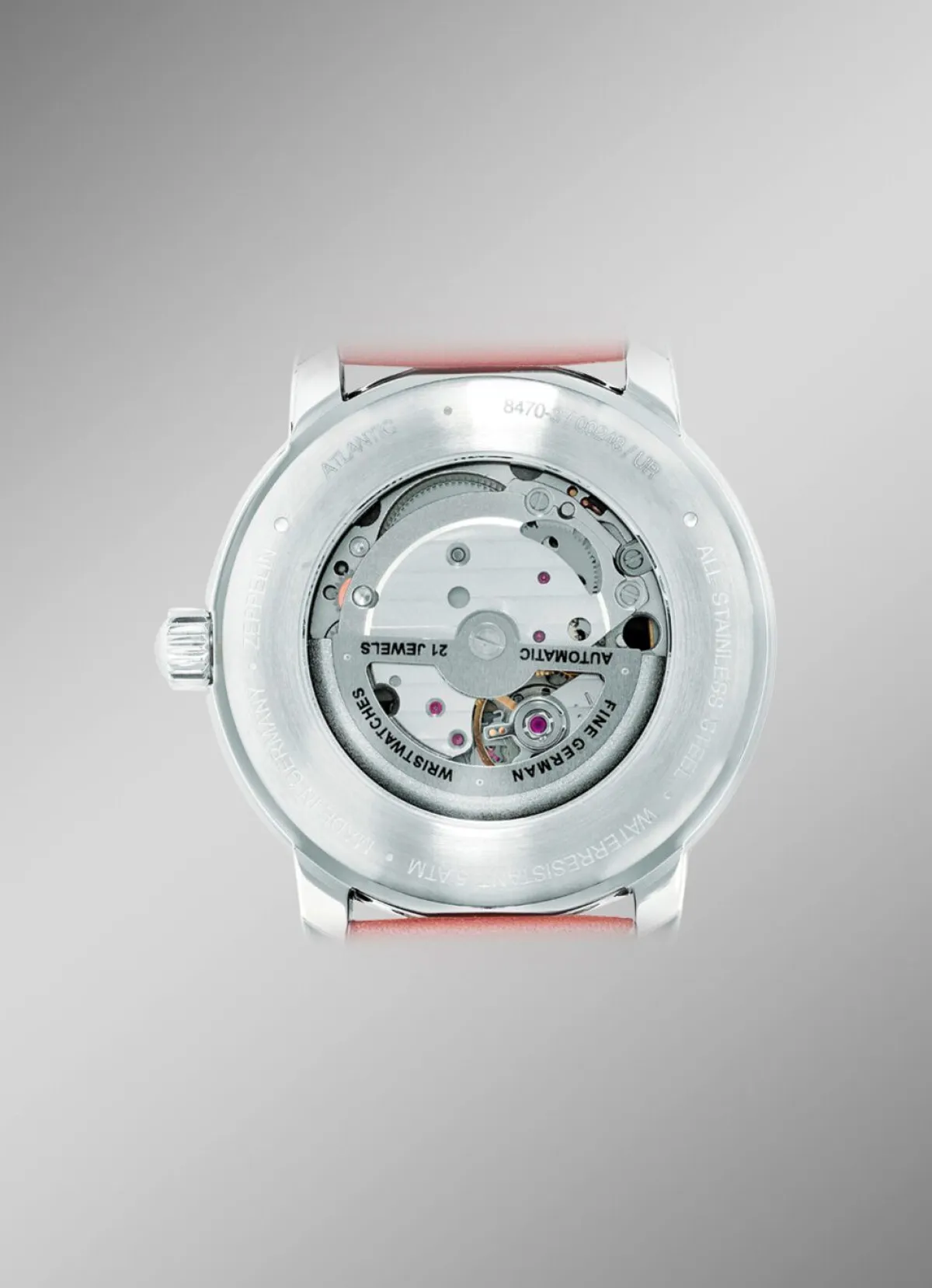 New ZEPPELIN -Automatik-Herrenuhr mit Edelstahlgehäuse und Lederband