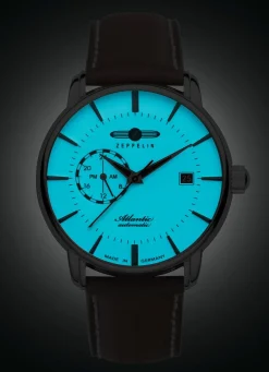 New ZEPPELIN -Automatik-Herrenuhr mit Lederband