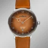 Sale ZEPPELIN -Quartz-Herrenuhr mit Edelstahlgehäuse und Lederband