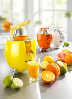 Best BADER Zitruspresse mit Tropfstopp und Start-/ Stopp-Automatik ORANGE