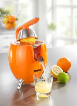Best BADER Zitruspresse mit Tropfstopp und Start-/ Stopp-Automatik ORANGE