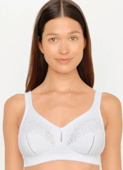 Outlet BADER Zweierpack BH mit Spitzeneinsätzen 2X WEISS