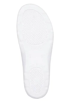 BADER Zweierpack klassische Damen-Pantoletten, Weite H, mit Klettverschluss 1X WEISS, 1X SCHWARZ