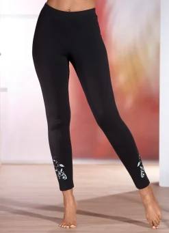 Clearance BADER Zweierpack Leggings in langer Form 2X SCHWARZ