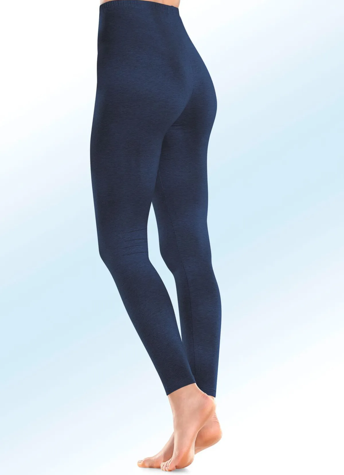 Sale MONAMI Zweierpack Leggings mit BIO-Baumwolle 1X GRAU MELIERT, 1X MARINE