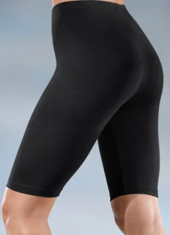BADER Zweierpack Radlerhosen 2X SCHWARZ