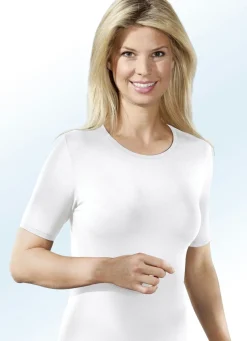 Discount BADER Zweierpack Shirts mit elastischen Abschlüssen 2X WEISS