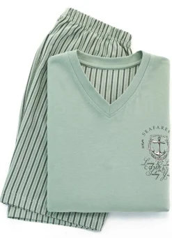 New BADER Zweierpack Shortys mit V-Ausschnitt 1X JEANSBLAU, 1X HELLGRÜN