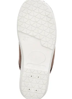 Sale BADER Zweierpack, warme Damen-Hausschuhe, Weite H, mit Wolle TAUPE+MARINE