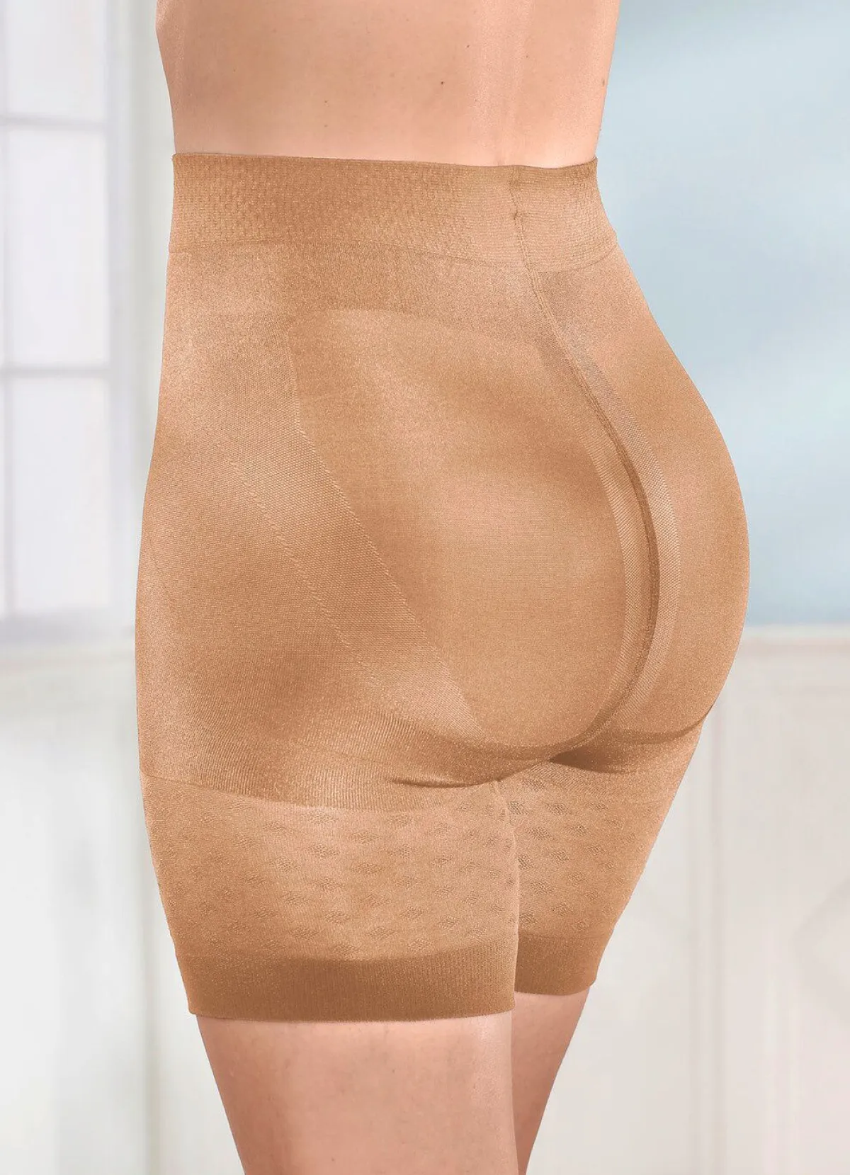Clearance BADER Zweierpack Pantys mit eingestrickten Stützzonen 1X SCHWARZ, 1X BEIGE